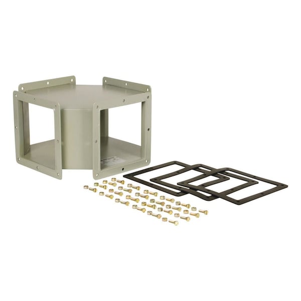 N1 LAY-IN CROSS 6X6 CRBN STL, GRY